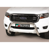 Ford Ranger T6 2012-2022 - Misutonida Ec Approved Front Bar - 76mm - Stainless Finish